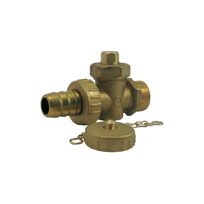 Packed ball valve, brass PN10