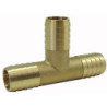 Brass tee hose fitting