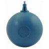 Plastic ball for float valve with flat bar