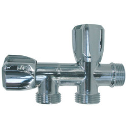 Robinet double pour machine...