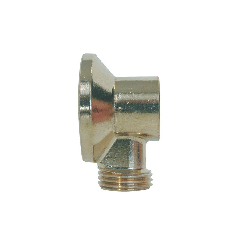 Wall plate without nut-polished brass