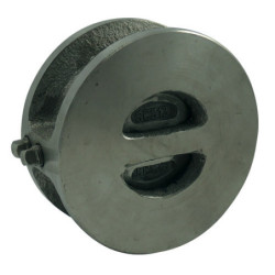 válvula double flap, inox