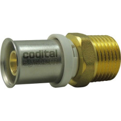 Raccord droit mâle TH