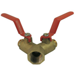 Robinet laiton 3 voies - PN...