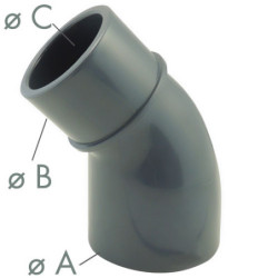 Coude 45° Mâle/Femelle ou...