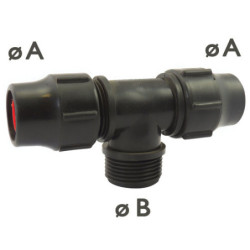 Té 90° avec dérivation...