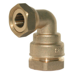 Raccord coude avec écrou...