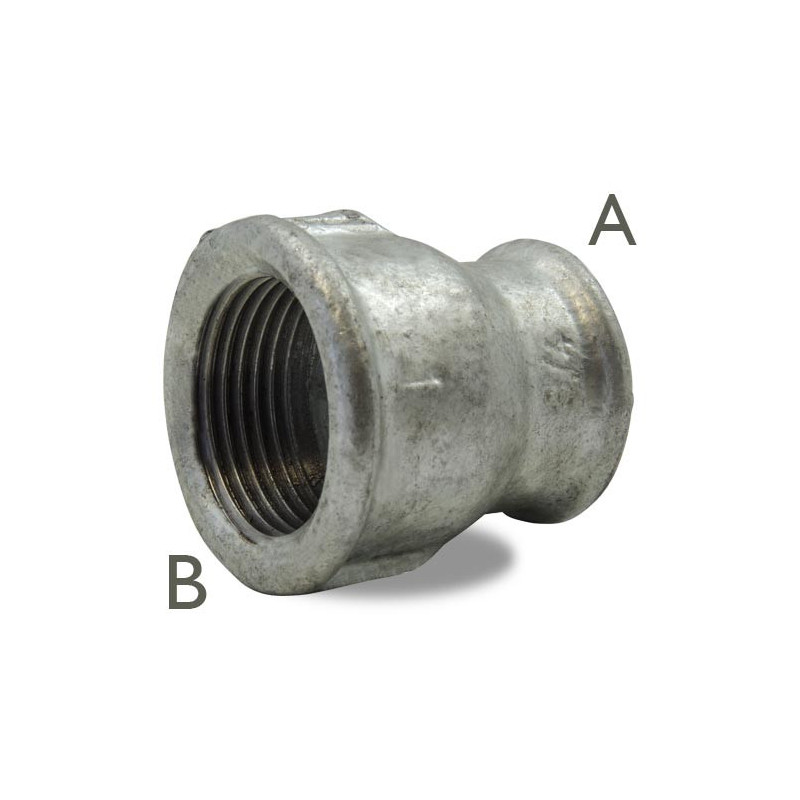 Female/Female reducing sockets galvanised