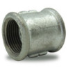 Female/Female socket with rh & lh threads, galvanised