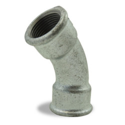 Courbe à grand rayon 45° en...