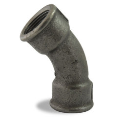 Courbe à grand rayon 45° en...