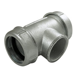 Té avec derivation taraudée