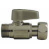 Straight flush valve, 1/4 lap